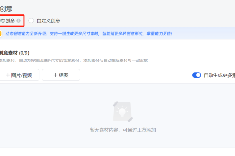 “新动态创意”功能有什么好处？如何快速上手玩转提高转化率