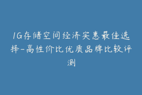 1G存储空间经济实惠最佳选择-高性价比优质品牌比较评测