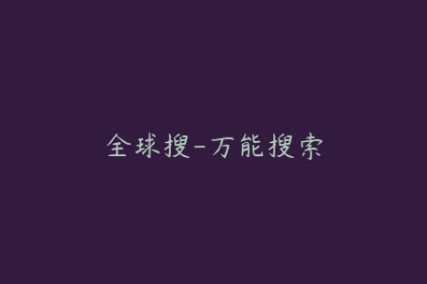 全球搜-万能搜索